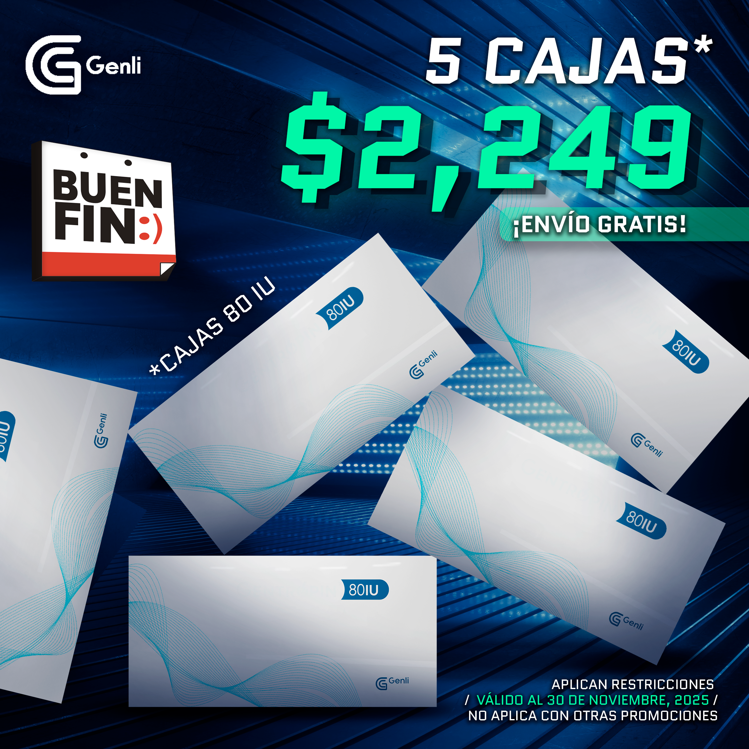 TRATAMIENTO 5 CAJAS DE 80 IU